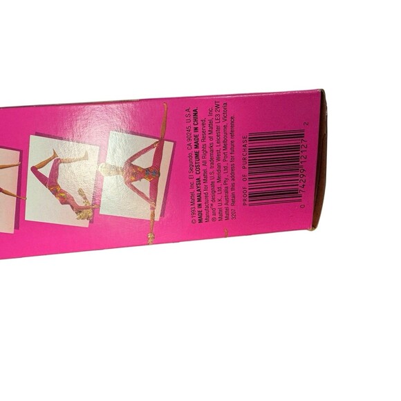 BARBIE Doll Gymnast 1993 MATTEL #12127 Pink Leotard Leggings & Accessories- HTF - Picture 10 of 16